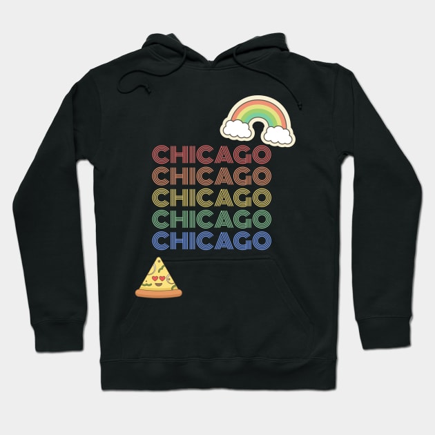 Chicago Pride Hoodie by TJWDraws